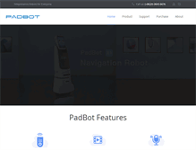 Tablet Screenshot of padbot.com